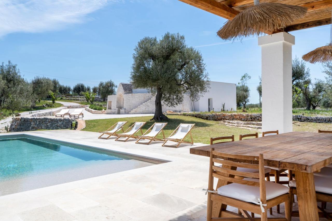 Trulli Cicerali , Trulli Design Con Piscina Panoramica Ostuni Exterior foto
